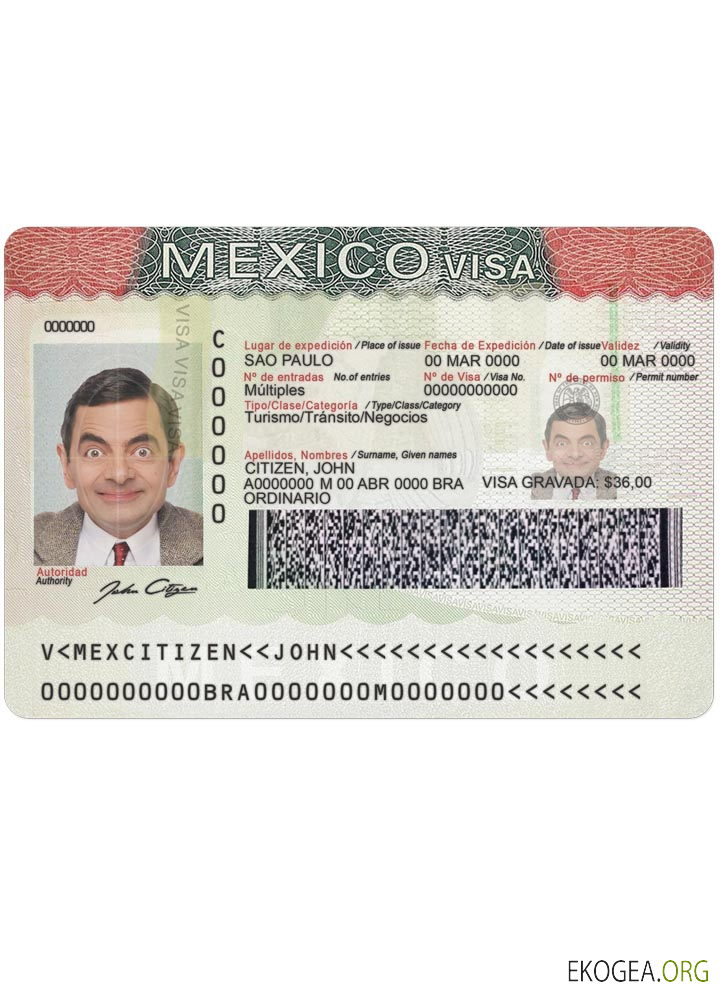 Visa Mexique